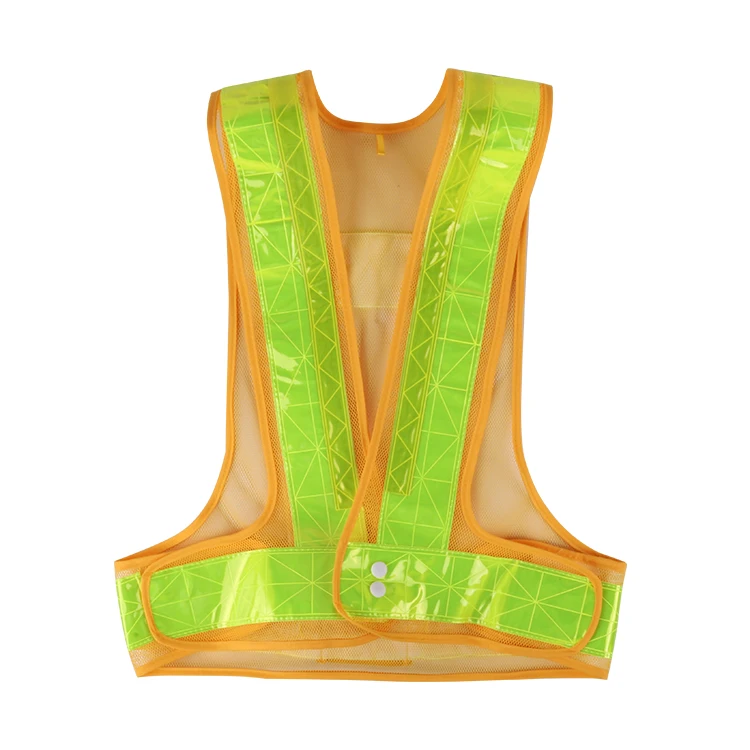 
Work Safety Yellow Reflective Vest High VIsibility Vest with 16 LED lights 