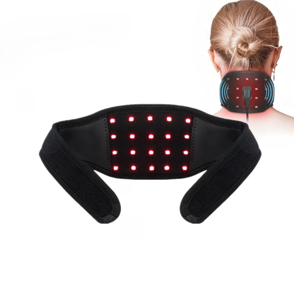 infrared nm850 nm660 neck shoulder back pain relief devices medical belt for back pain