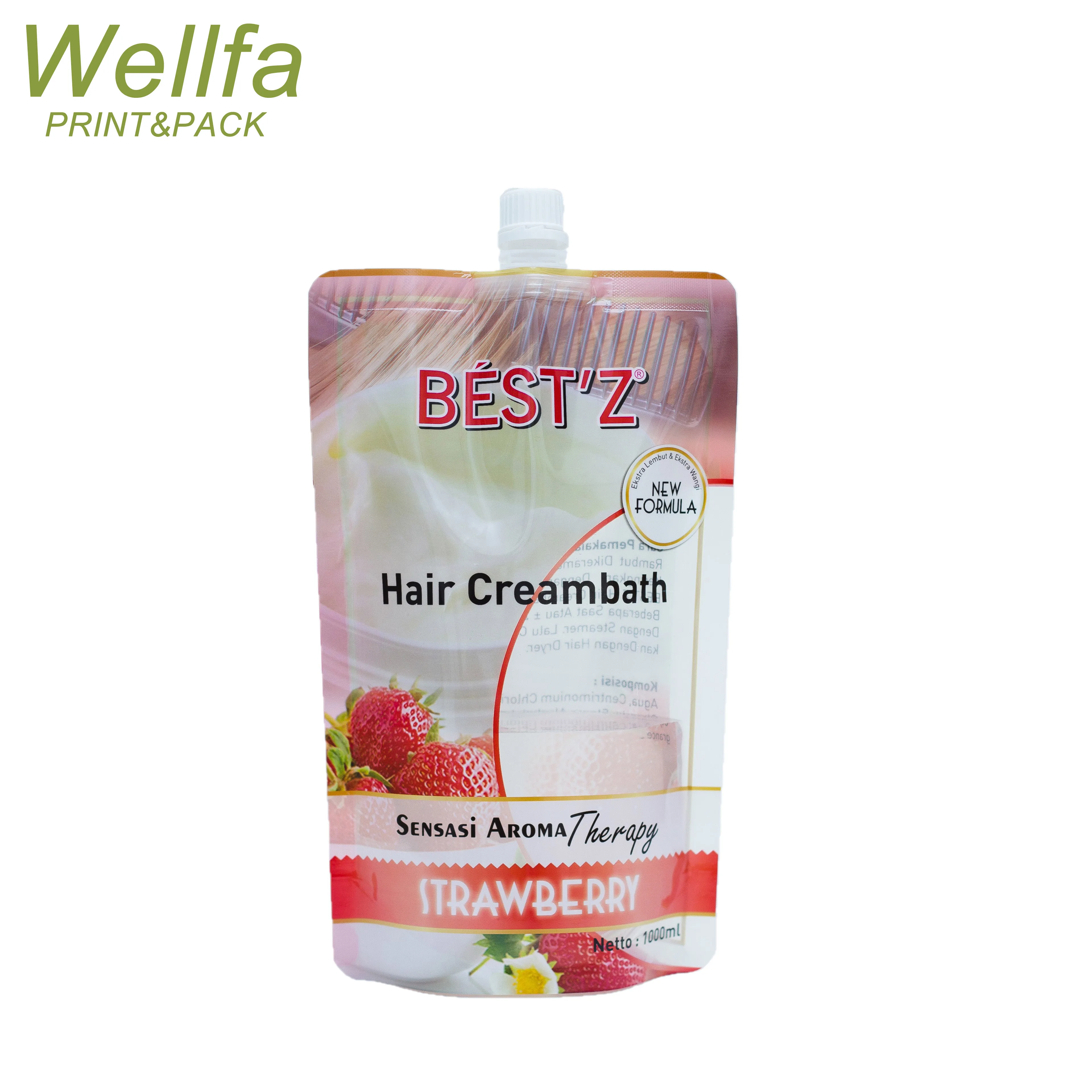 Refillable Liquid Stand up Pouch with Spout for Washing Detergent Liquid Packaging