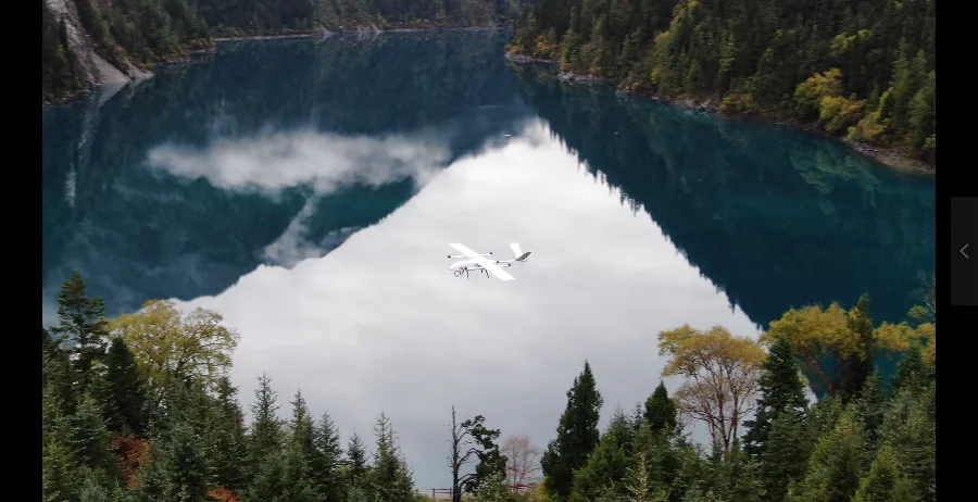 AEE Large Industry Commercial Grade Vtol Fixed Wing Professional Drone With Long Distance and Nigit Vision Camera