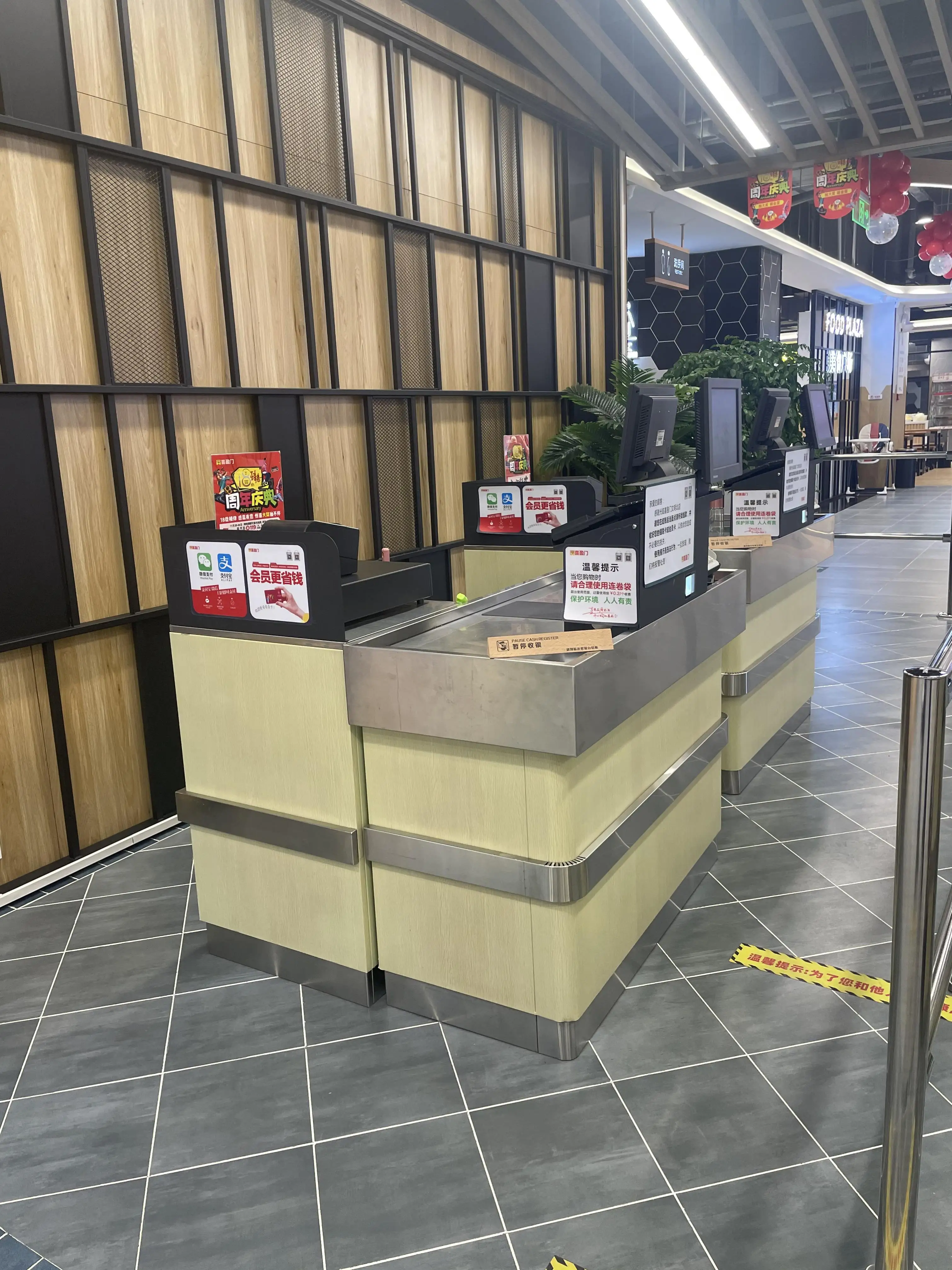 Xinde Factory Manufacturer NEW Supermarket Checkout Counter Cash