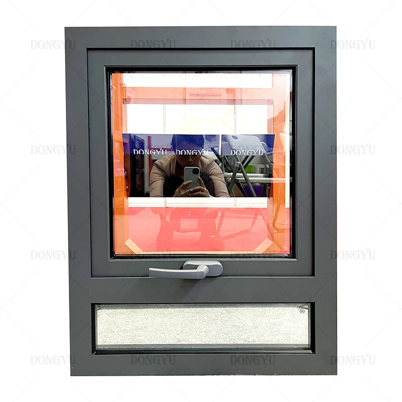 Dong Yu High-Performance Double Glazed Window Filled with Argon Gas for Superior Insulation and Soundproofing