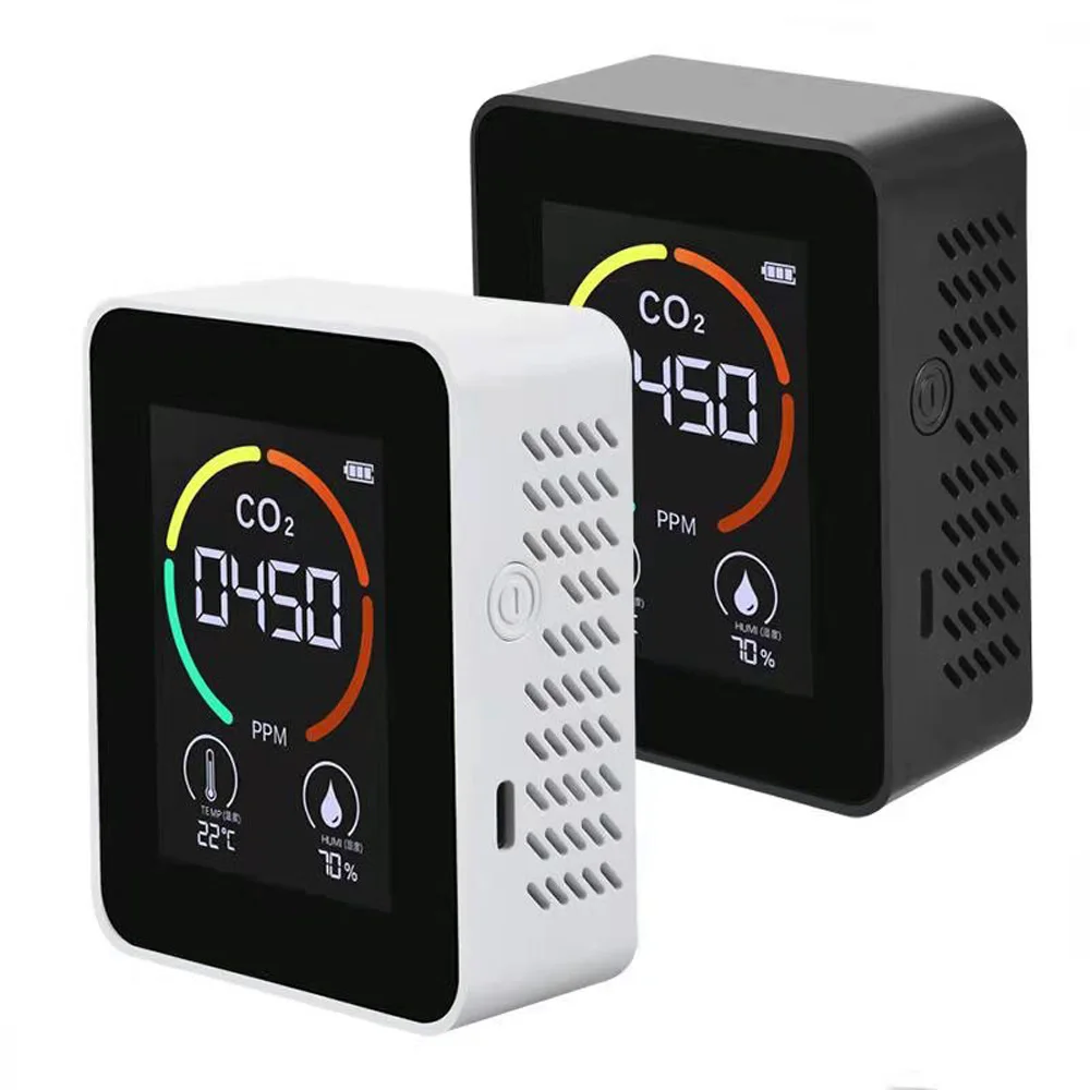  Pm2.5 анализатор качества воздуха CO2 Датчик измеритель газа Тестер пыли Pm10 портативный монитор детектор автомобиля