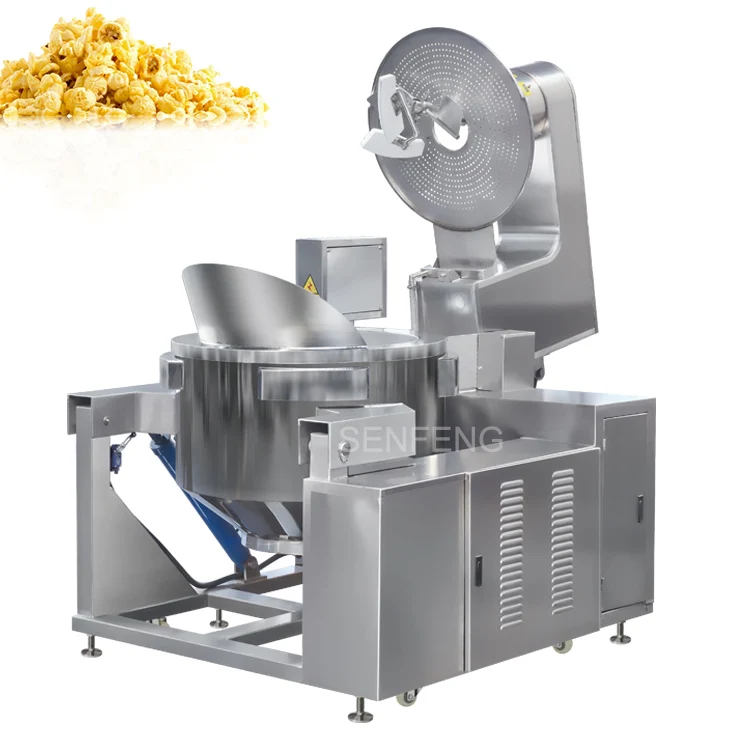 
Good Quality Caramel chocolate butter flavored industrial popcorn making machine 