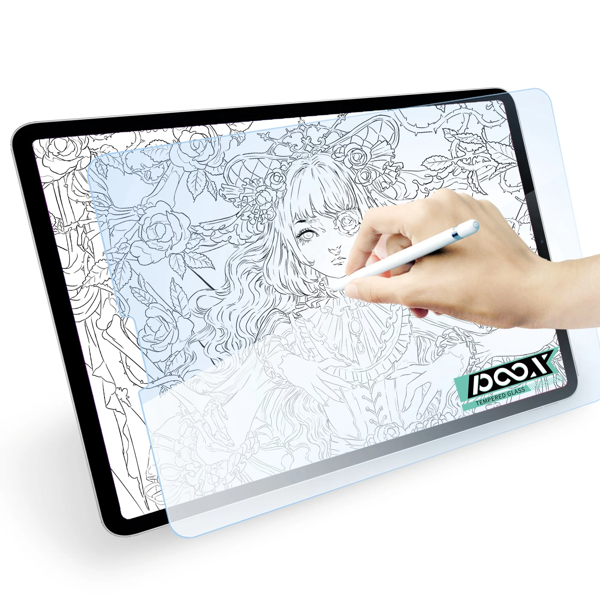 Бумажная закаленная стеклянная пленка Paperfeel 9H, Антибликовая Защитная пленка paperlike для iPad pro 12,9 Air5/Air4 ipad 9/ 8/7 10,2