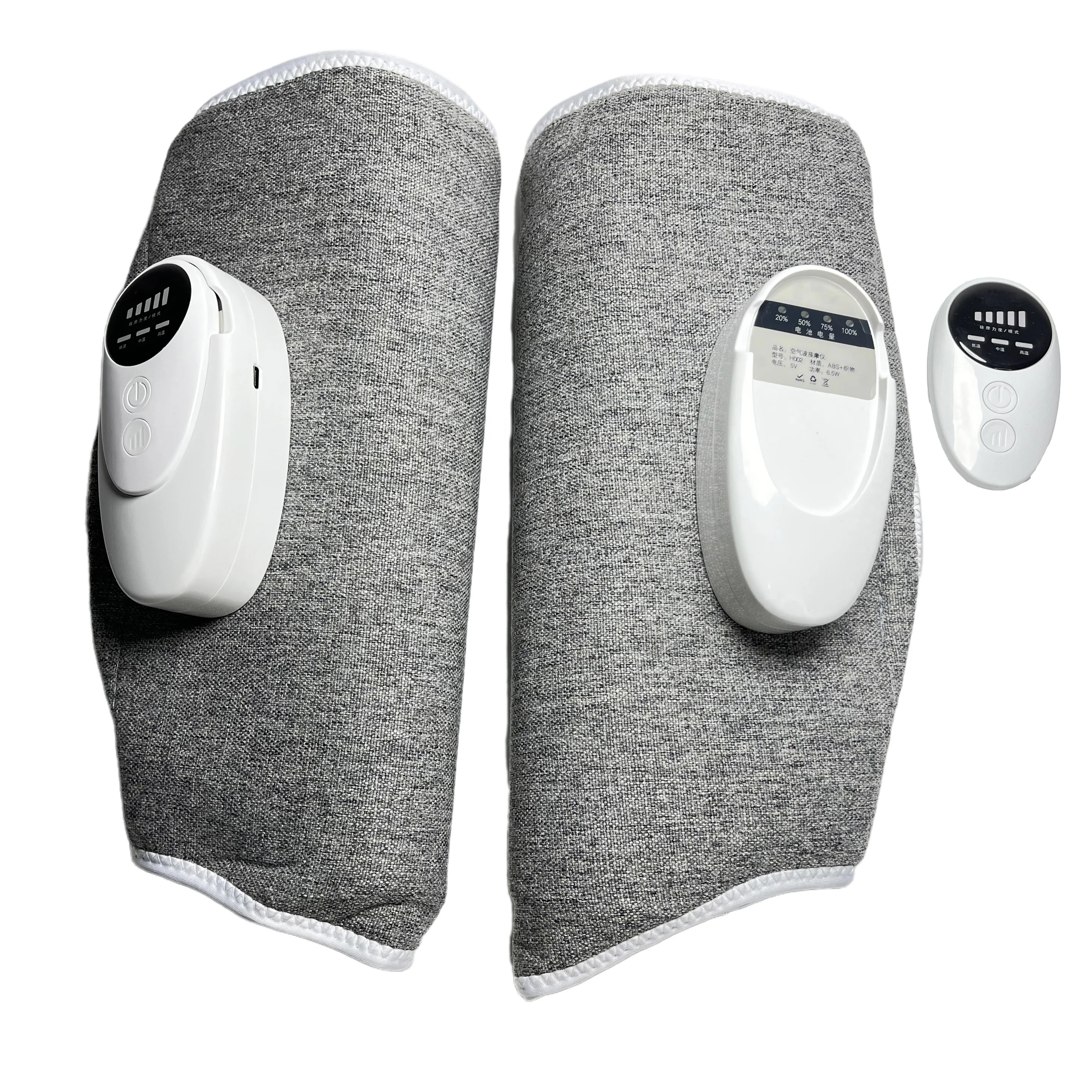 Massage products Wireless Cordless Air Compression Blood Circulation Heating Portable Leg And Calf Massager