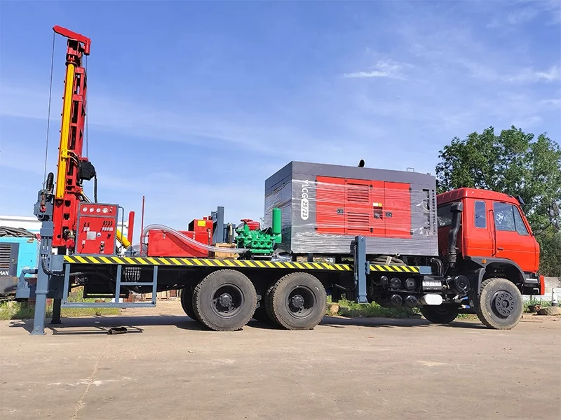 Hydraulic Deep Rock Core Drilling Rig Portable Truck Mounted Borehole Water Well Drilling Rig Machine