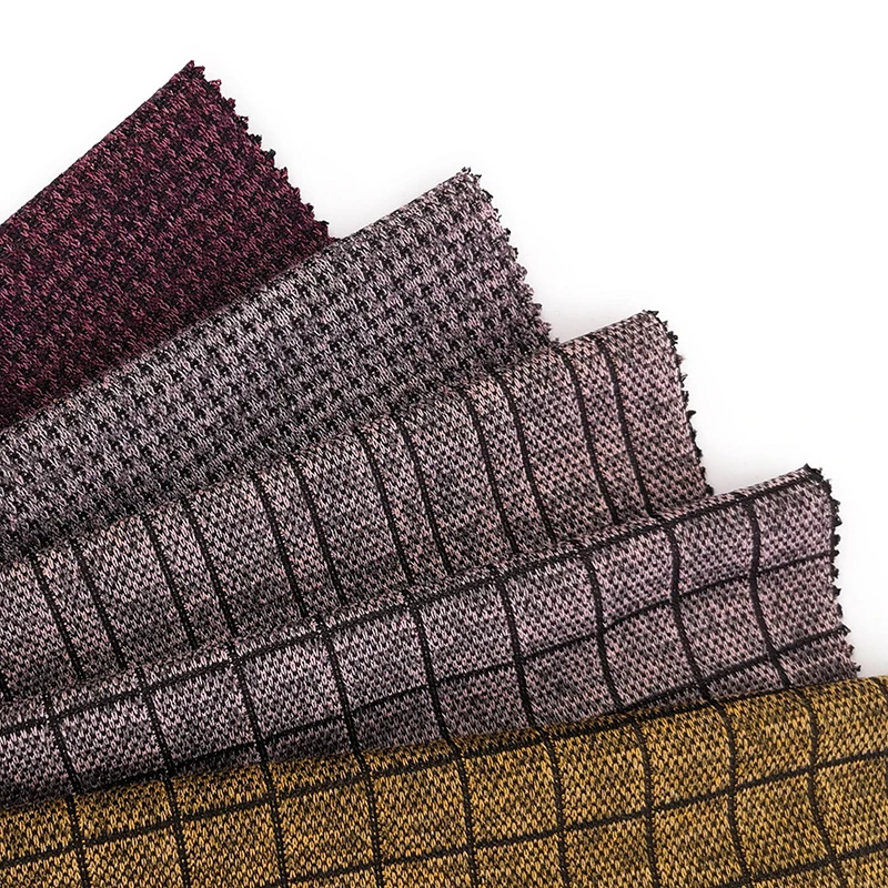  Жаккардовая трикотажная ткань для свитера ESSE TEXTILE T/R/SP ANGORA
