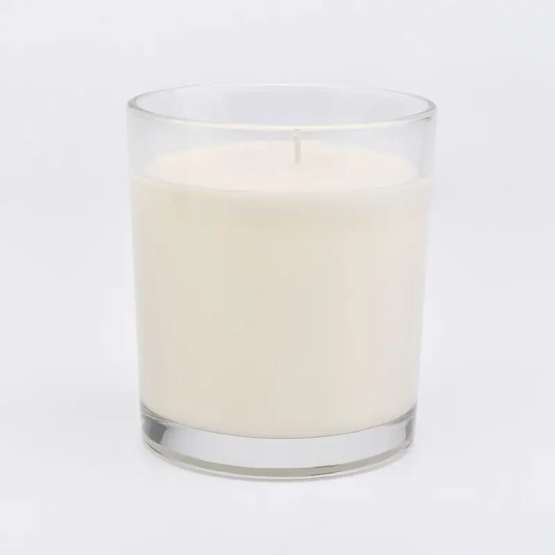 Декоративная Стеклянная банка для свечей с деревянной крышкой, Ароматизированная банка для свечей, стеклянный подсвечник