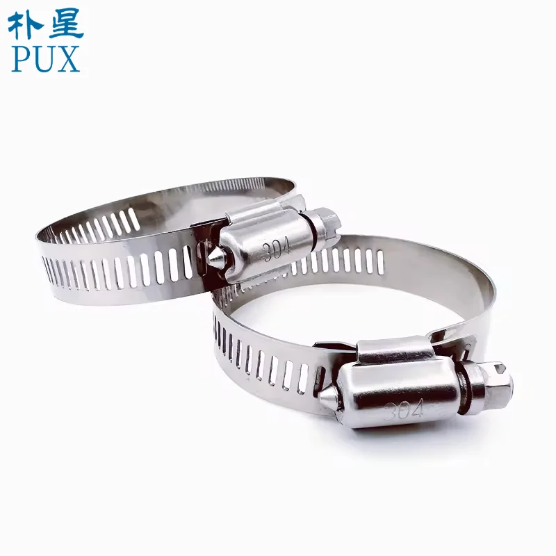 AISI Stainless Steel Heavy Duty Hose Clamp Large Heavy Duty  adjustable american type radiator hose clamp for car spare part