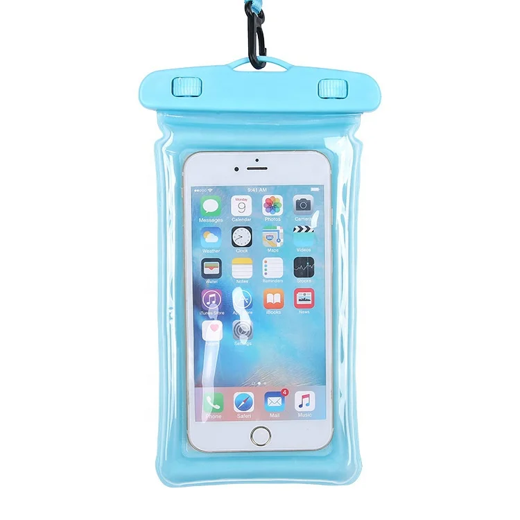 waterproof bag swimming sport waterproof pouch sealed transparent pvc waterproof cell phone case for Iphone for Samsung
