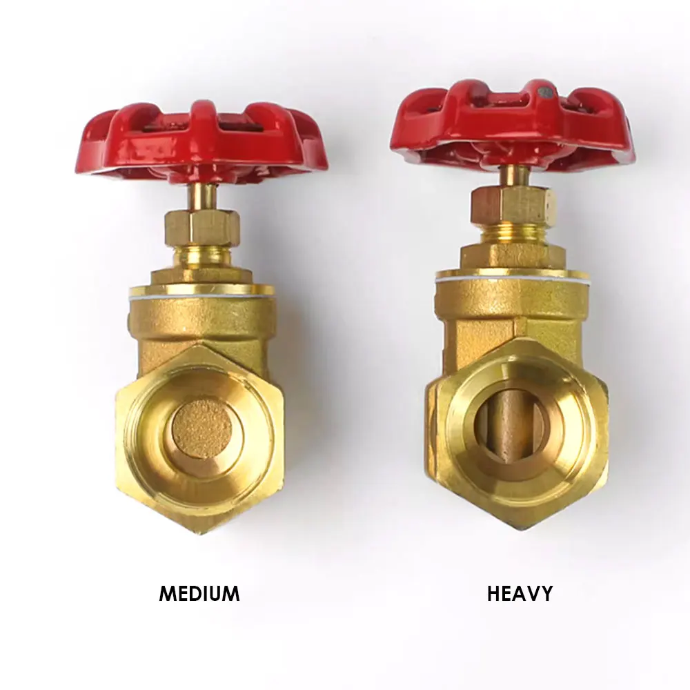 Globe Control Valve Brass  NPT BSP Thread Water Control PN16  Sluice Brass Gate Valve