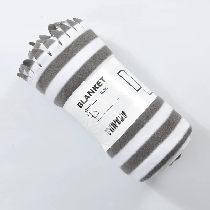 
Children 100%polyester Ultrasonic fleece custom thick baby muslin blankets 