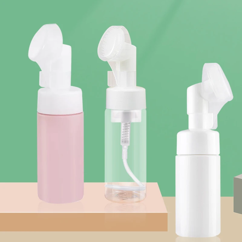 100ml 120ml 150ml  cosmetic bottle with foam pump empty cosmetic facial cleanser foam bottle wholesale cosmetic packaging