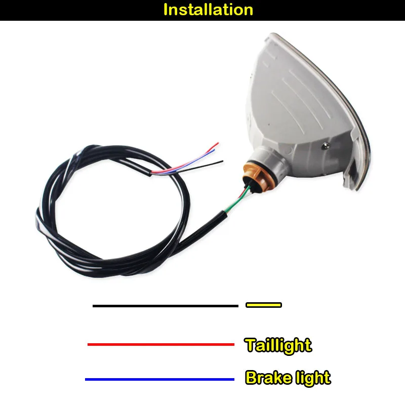 Red Lens 20-SMD 3030 LED Bumper Reflector Marker Lights For 2011-up Jeep Grand Cherokee WK2 Compass and Dodge  Red Tail Lights