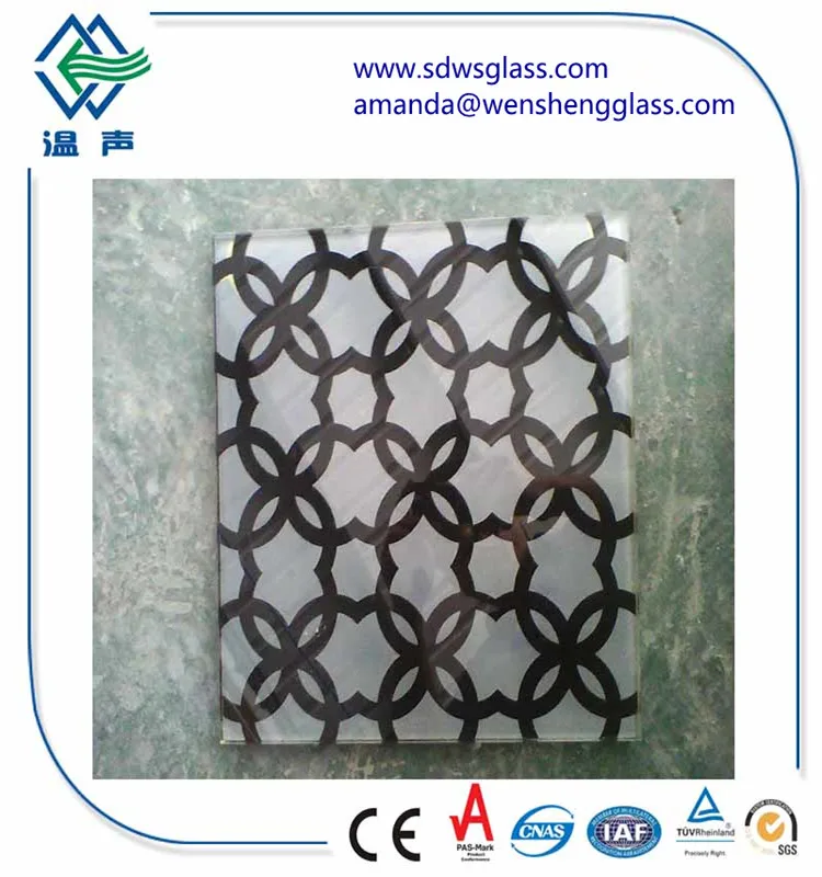4mm 5mm 6mm 8mm 10mm 12mm 15mm Enameled Ceramic Fritted Frit Tempered Digital Printed Printing Architectural Glass