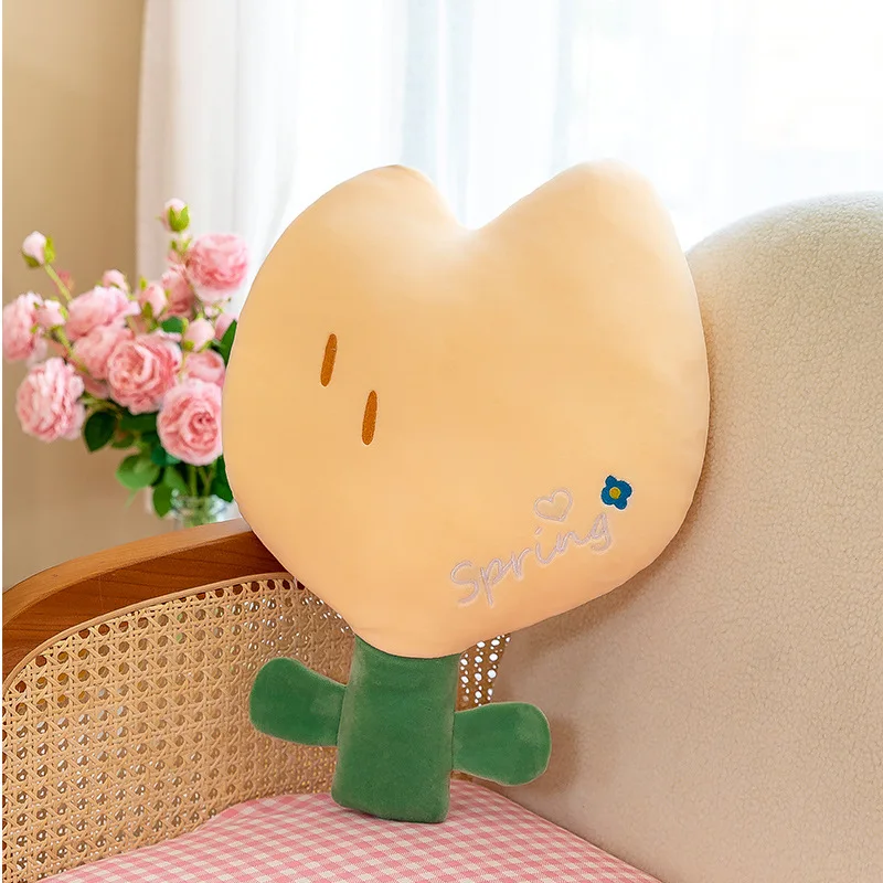 Hot selling wholesale stuffed flowers plush toy spring flowers children toys plush pillow