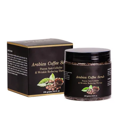 Exfoliating  cleansing  moisturizing sea salt coffee Scrub