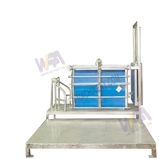 WFA Pig Slaughter Equipment Stunning Killing Box Pork Processing Machinery