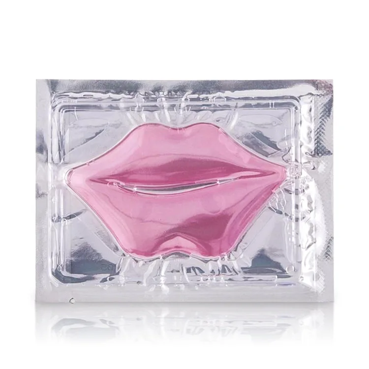 Vegan Moist Lips Care Crystal Patch Masks Sheet Rebranding Cosmetics Wholesale White 24K Gold Pink Hydrogel Collagen Lip Mask