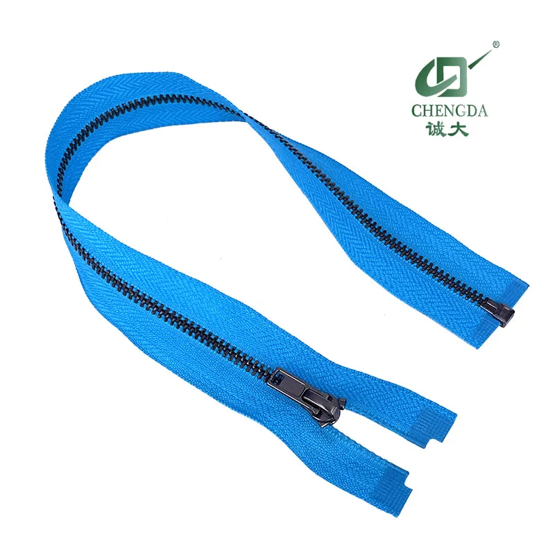 Wholesale factory price  professional  Eco-friendly brass rose golden finish  and black nickel metal zipper 3# 5# 8#