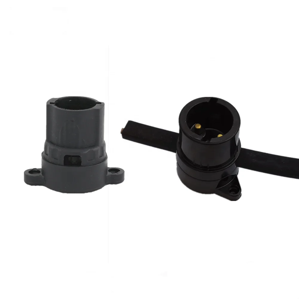Water resistant B22 lampholder,PBT B22 lamp holder,B22 bakelite lamp socket for outdoor festoon string lighting