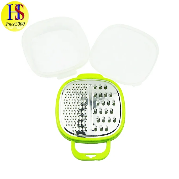 Food Grade Multifunction Stainless Steel 3 In 1 Lemon Zester Cheese Julienne Vegetable Grater