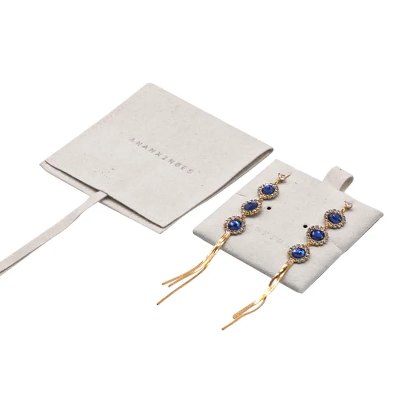 Jewelry Lipstick ID Card Storage Microfiber Bag Custom Logo Printed Emboss Colors With Closed Magnet Dust Microfiber Pouch