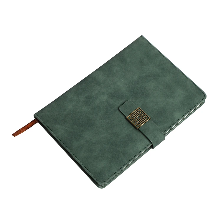 Logo Customized PU Leather Diary Note Book Custom Hardback Paper Journal Notebook