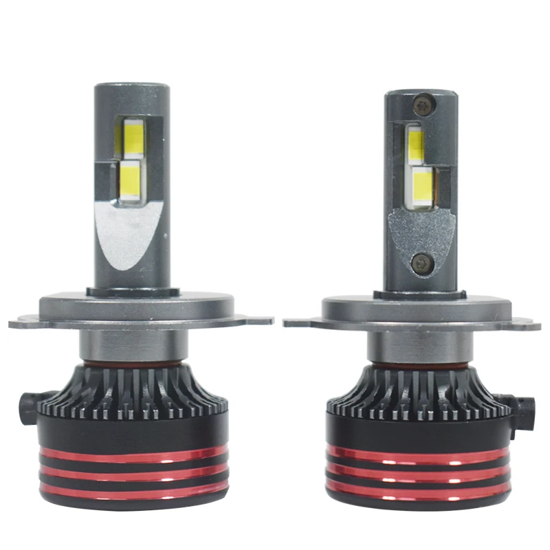 
China good quality Brightest H4 car light 110W 6500K led car light Dual ball fan led headlight 