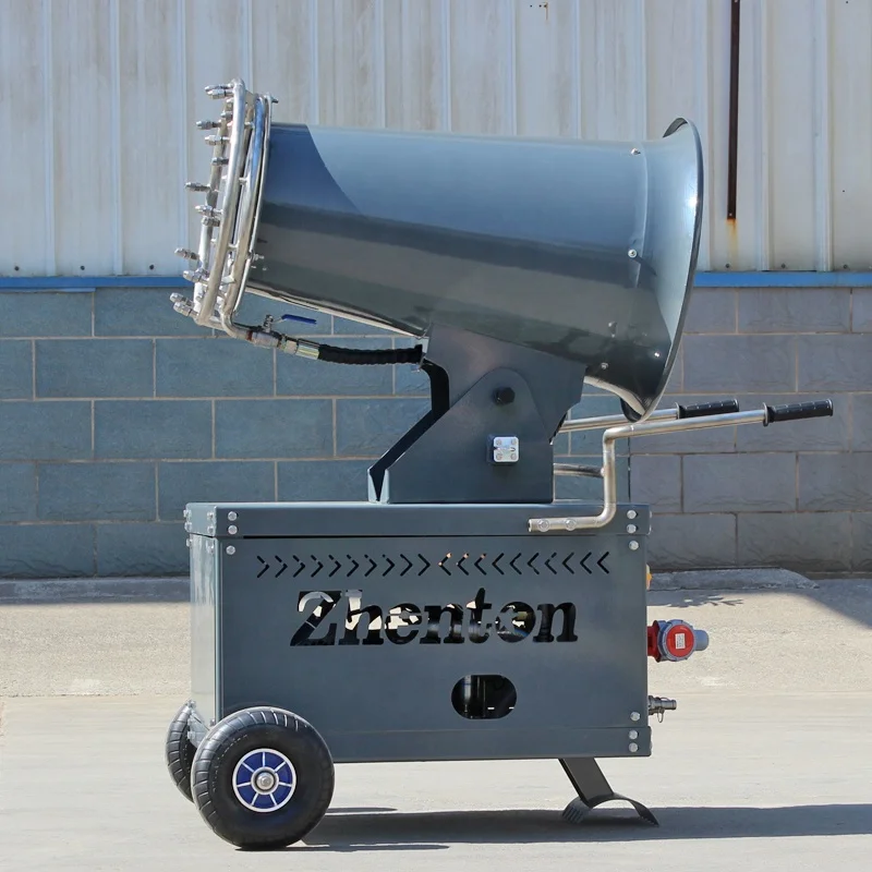Fog Cannon Dust Suppression Machine System High Quality Portable 30m Provided  Pump for Air Conditioning Cleaning Machine