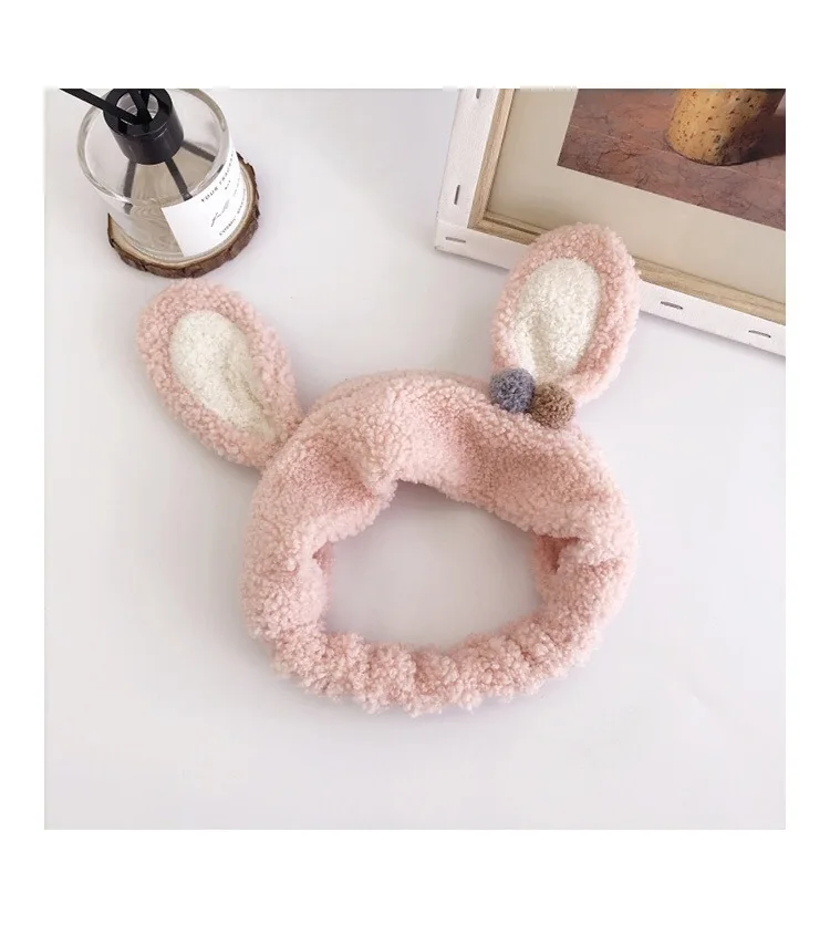 Bunny Ears Headband, Femininity, All-Match Makeup, Face Wash, Headband