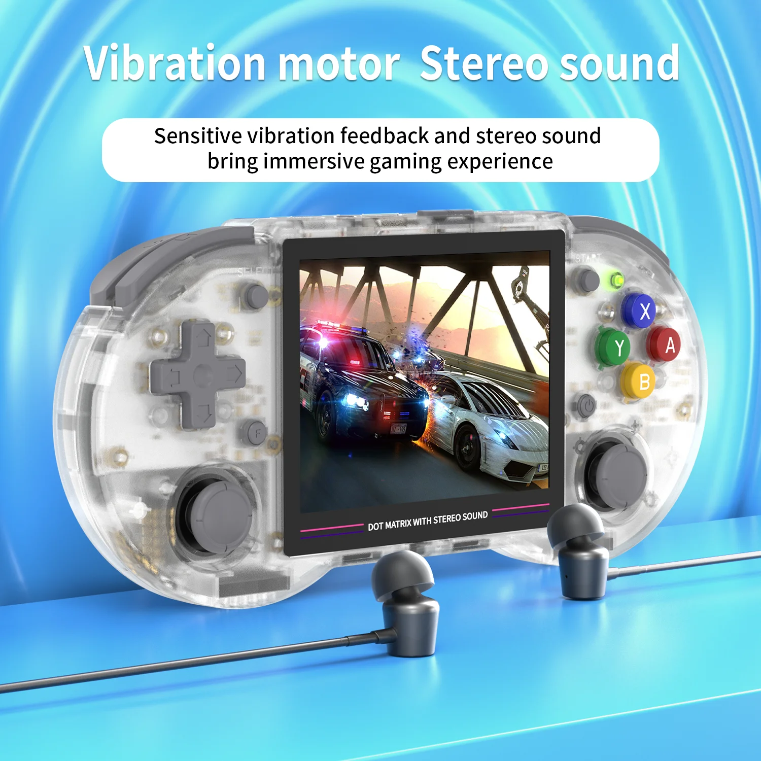 Anbernic RG353PS Retro Handheld Video Game Console 3.5-inch IPS Screen Linux System RK3566 5G Wifi TV Out Games Player Box Gift