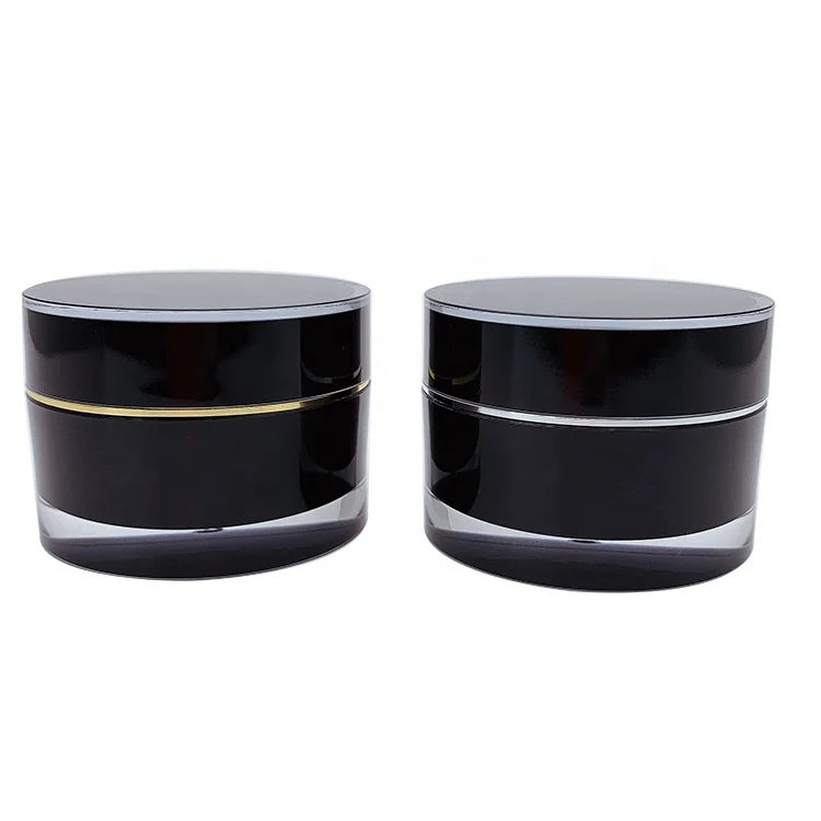 
pla silver cap cosmetic aluminum jar frosted custom luxury cosmetic jar pot plastic 60ml 50ml 30ml 20 ml 15 ml acrylic jar 