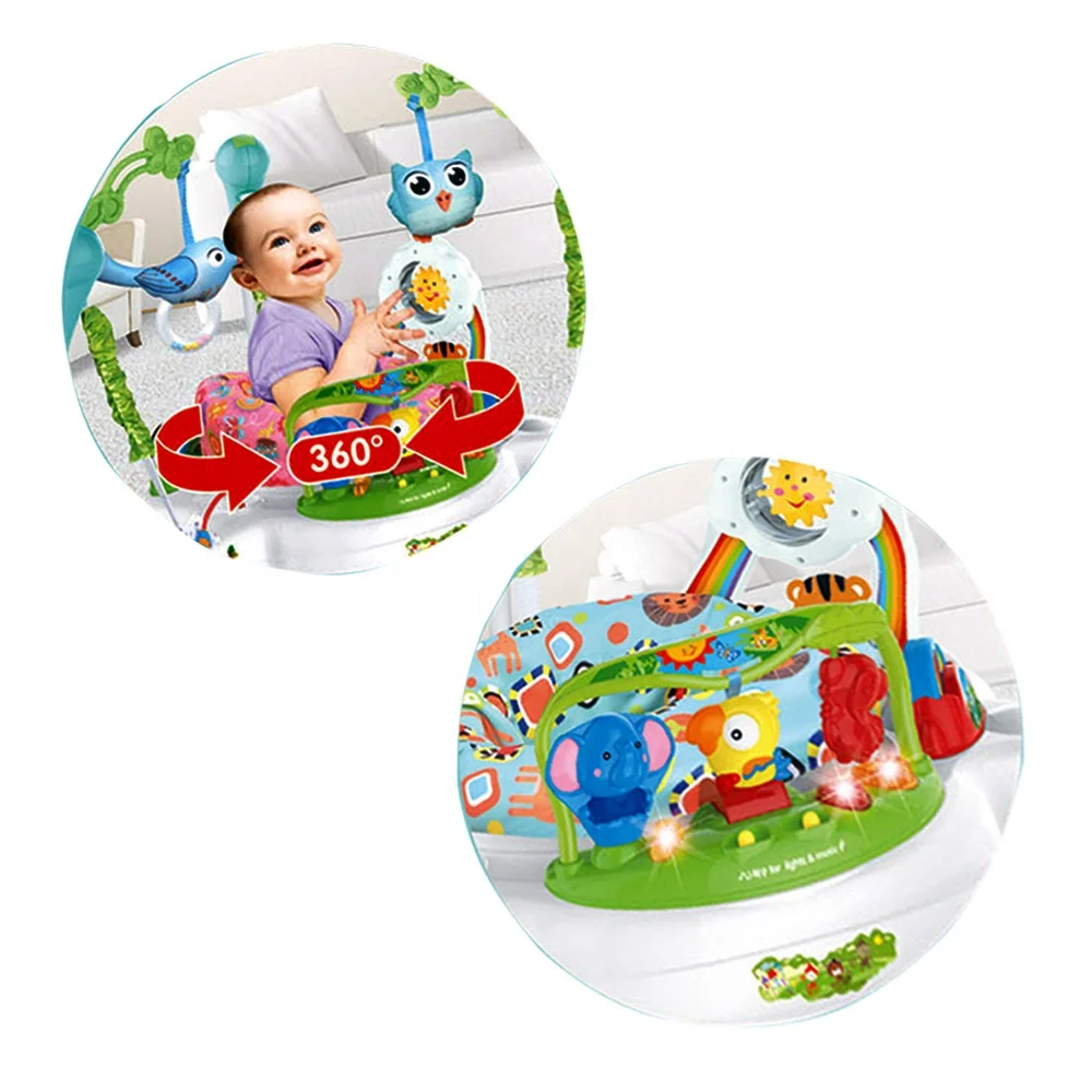 Similar To Fisher Price Rainforest Jumperoo Baby Jumper Activity Center With Lights And Music