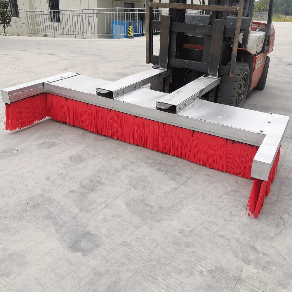 Truck forklift yard  broom