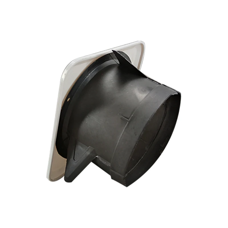 Квадратный цветочный узор вентиляционные отверстия пластиковые 100 мм светодиодный потолочный светильник/стеной домом система вентиляции офисное здание предотвратить насекомых