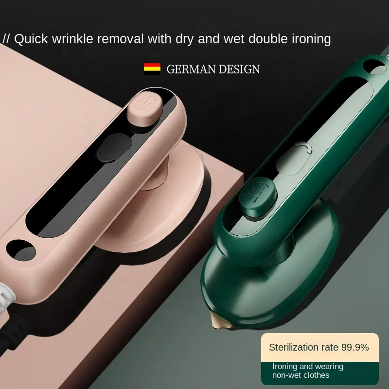 HETONG Garment Cloth Wrinkle Removal Steamer Travel Handheld Ironing Machine Clothing Small Mini Electric Portable Steam Iron
