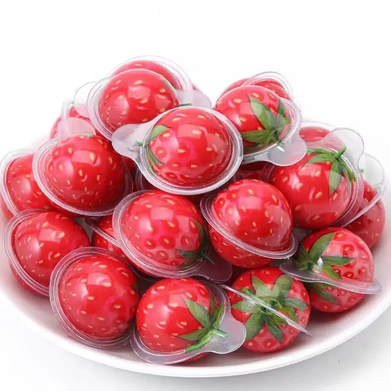 Фабрика OEM оптовая продажа Кондитерские конфеты жевательные с клубничным вкусом полезные