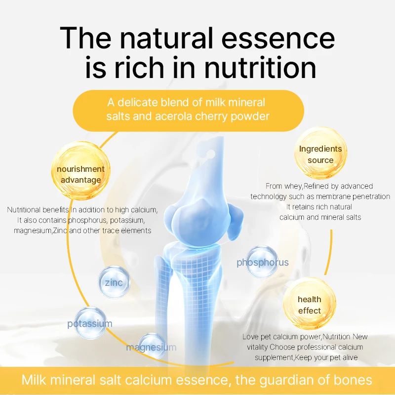 Pet Health Products ODTS  Milk Calcium Flash Release Tablets Oral Tablets Enhance High Quality Calcium Sources