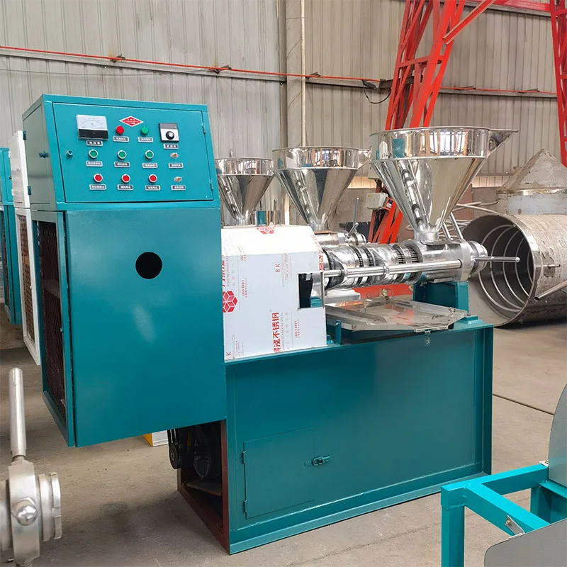 Automatic professional factory price peanut essential oil screw cold oil press machine production line