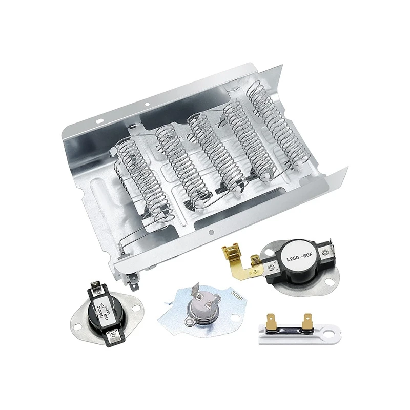 279838 W10724237 Dryer Heating Element 3387134 3977767 Thermostat 3392519 3977393 Thermal Fuse Kit for NED4655EW1 MEDX655DW1