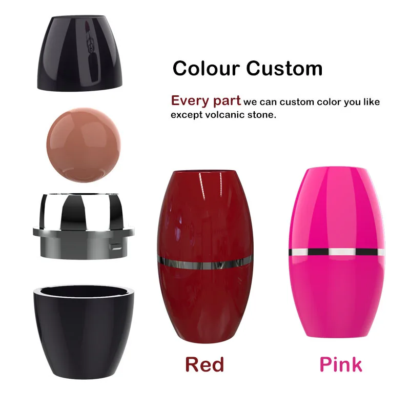2021 New Arrival Face Cleaning Tool Portable Blotting Blemish Stone Volcanic Stone Oil Absorber roller