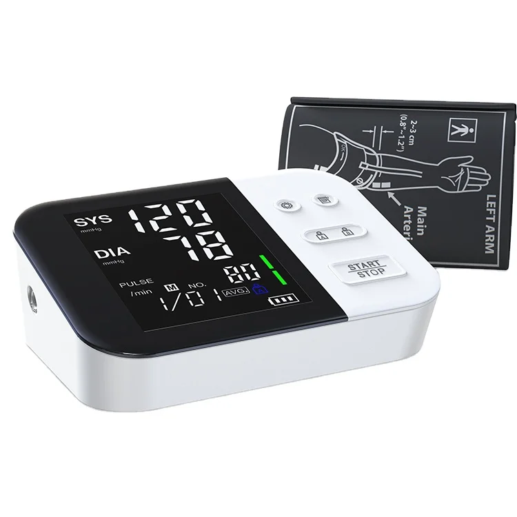 2024 New model rechargeable  LED Display  Digital Blood Pressure Monitors type-c port