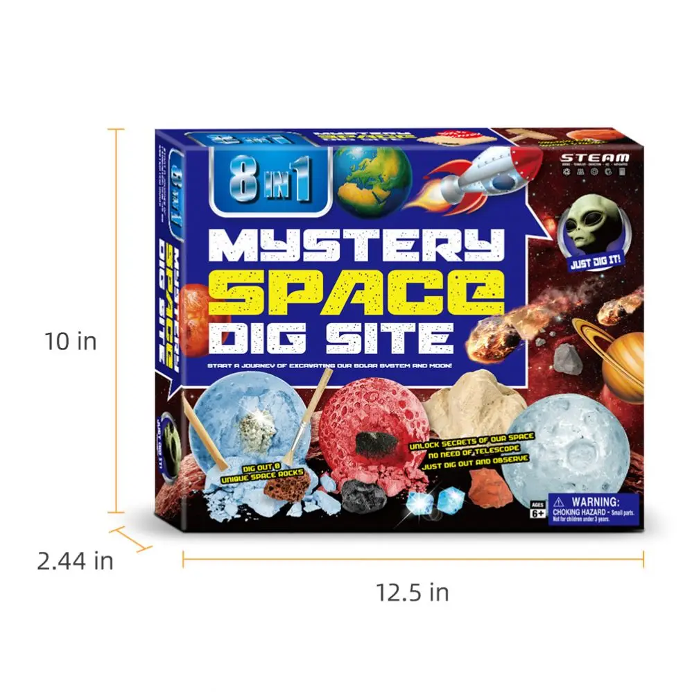 Amazon Best Selling Mystery Space DIY Excavation Adventure National Geographic Kits for boy and girl