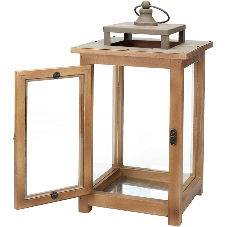 New Inventions Tidy Indestructible Simple Wood Lantern