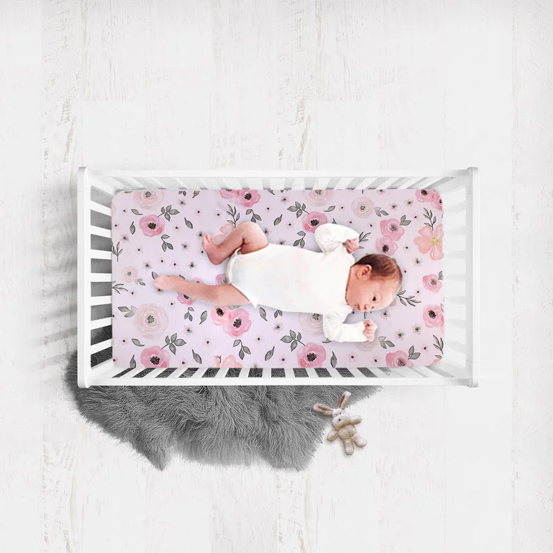 Kid bedding sets ropa de camas draps children infant changing pad toddler boy girls diapers  mat newborn baby bed sheets