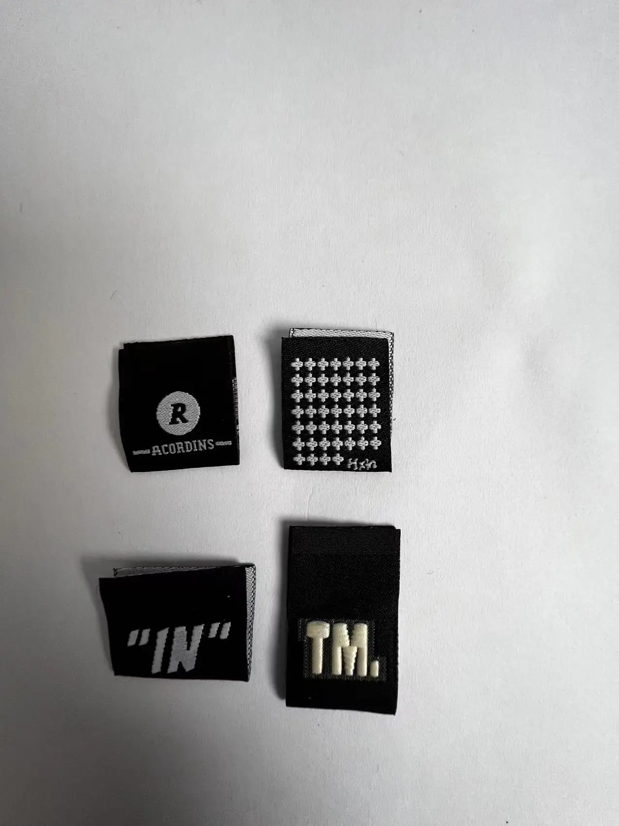 manufacturer clothes tagger labels custom woven label t shirt No reviews yet