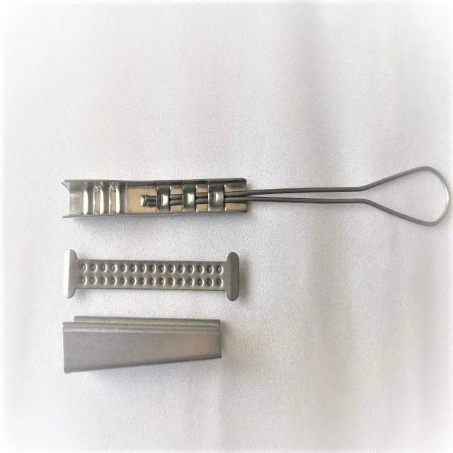 Cable Accessories Series Optical Fiber 1-2 pair aluminum adjustable drop wire clamp