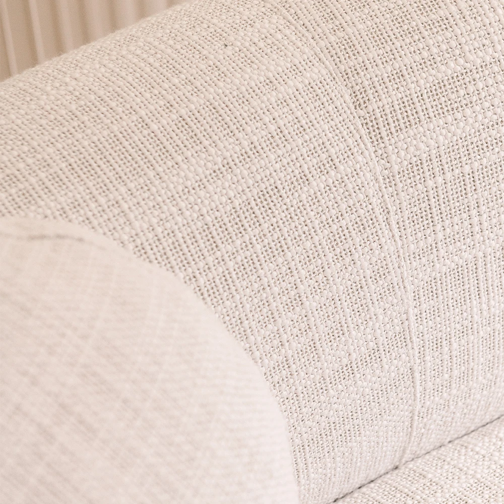 Corner Couch Luxury Living Room Furniture Sectional Modular Boucle Curved Sofa Nordic Modern for Home High Quality White Wood